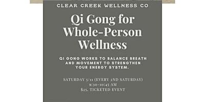 Qi Gong for Whole-Person Wellness primary image