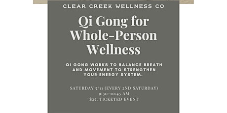 Qi Gong for Whole-Person Wellness
