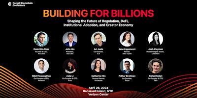 Primaire afbeelding van Cornell Blockchain Conference 2024: Building For Billions