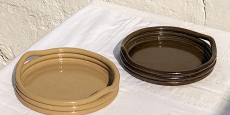 NEW Make Hoop Trays - ceramic couples  class with Indigo
