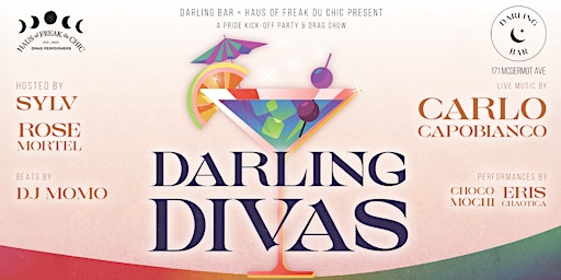 Imagem principal do evento Darling Divas: A Pride Kick-Off Party & Drag Show