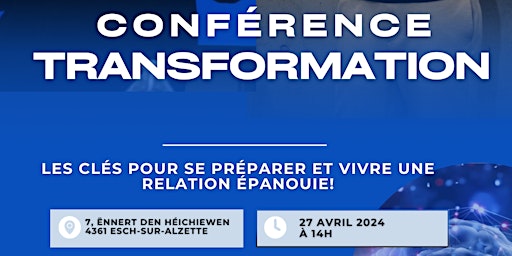 Imagem principal do evento Conférence transformation