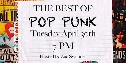 Imagem principal do evento The Best of Pop Punk