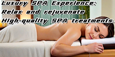 Imagem principal do evento Luxury SPA Experience: Relax and rejuvenate with high-quality SPA treatment