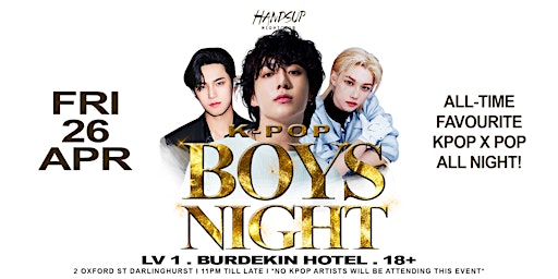 Primaire afbeelding van KPOP BOYS NIGHT