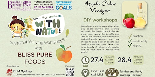Primaire afbeelding van Sustainable Living Workshop - Apple Cider Vinegar 2