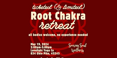Root Chakra Retreat (ticketed & limited) primary image