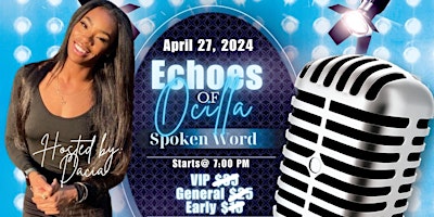 Hauptbild für Echoes of Ocilla: Spoken Word Soiree