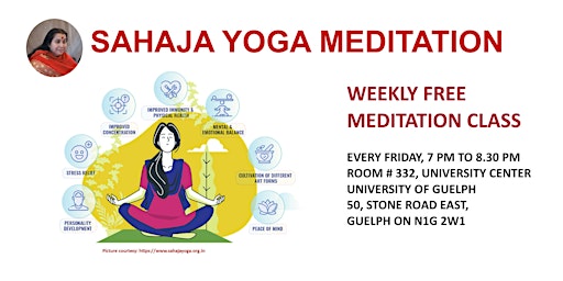 Image principale de Sahaja Yoga Meditation Workshop - Guelph
