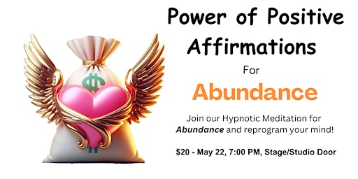 Hauptbild für Embark on a transformative journey with the power of positive affirmations