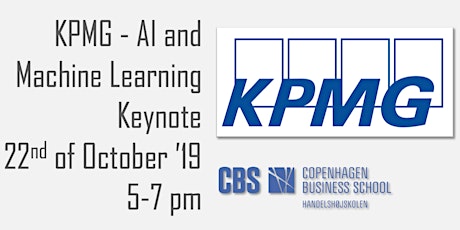 KPMG - Artificial Intelligence and Machine Learning Keynote primary image