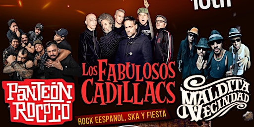 Imagen principal de PANTEON ROCOCO\LOS FABULOSOS CADILLCAS\MALDITA VECINDAD..Live Tribute Night