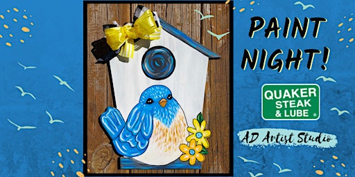 Imagem principal do evento Birdhouse Door Hanger Paint Night