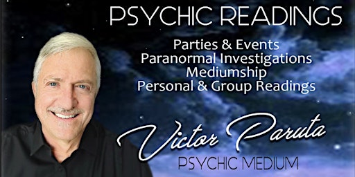 Victor Paruta Psychic Medium Readings at Gulfport Mind Body Spirit Expo primary image