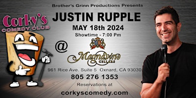CORKYS COMEDY CLUB - JUSTIN RUPPLE primary image