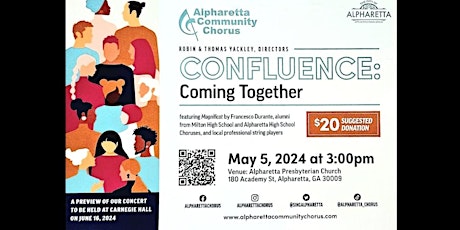 Alpharetta Community Chorus Concert - Confluence: Coming Together