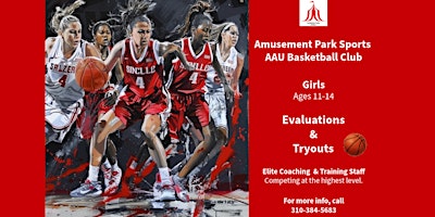 GIRLS BASKETBALL TRYOUTS!!! - AMUSEMENT PARK SPORTS primary image