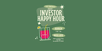 Image principale de Investor Happy Hour
