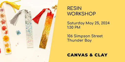 Resin Bookmark Workshop primary image