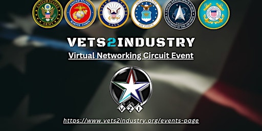 Primaire afbeelding van 48th VETS2INDUSTRY Virtual Networking Circuit Event