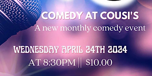 Comedy at  Cousi's primary image