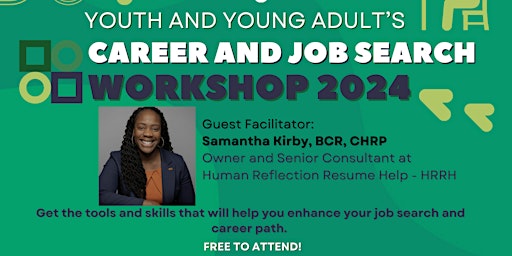 Hauptbild für Youth and Young Adult's Career and Job Search Workshop 2024