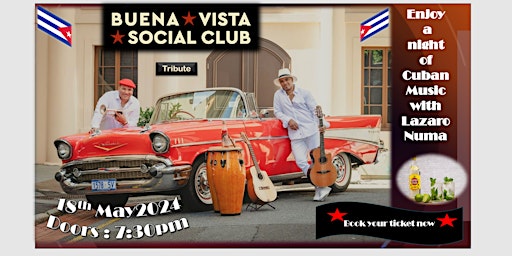 Imagem principal do evento Buena Vista Social Club Tribute with Lazaro Numa