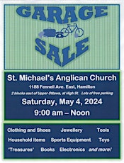 Garage Sale at St. Michael's Anglican