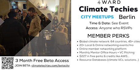 Climate Techies Berlin - Bi-Monthly Sustainability & Networking Meetup