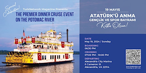 Immagine principale di The Premier Dinner Cruise Event  on the Potomac River 