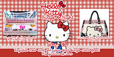 Primaire afbeelding van Hello Kitty Bingo Night at the Britannia Arms Almaden