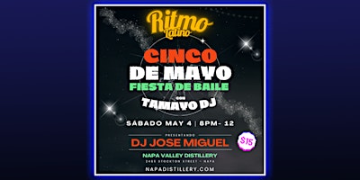 Imagem principal do evento Ritmo Latino: Cinco De Mayo Dance Party with Tamayo DJ & DJ Jose Miguel