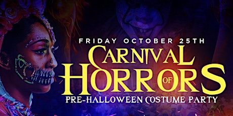 Carnival Of Horrors Halloween Costume Party With 1 Hour Open Bar primary image