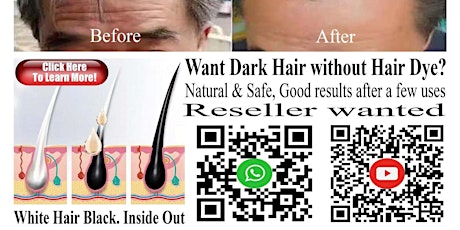 Image principale de Want Dark Hair without Hair Dye? Natural & Safe, Good results after few use