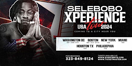 Imagem principal do evento Selebobo XPERIENCE Tour USA (Dc/Maryland)2024