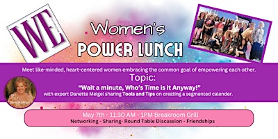 Imagen principal de Ladies Network  Power Lunch  - A Heart  Space Network    (May 7th- 11:30)
