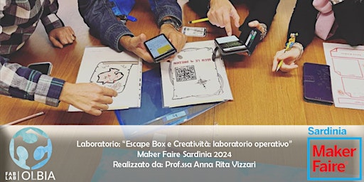 Imagem principal do evento ESCAPE BOX E CREATIVITA' - LABORATORIO CREATIVO - SALA 1
