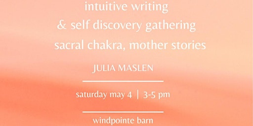 Intuitive Writing: Sacral Chakra. Mother Stories.  primärbild