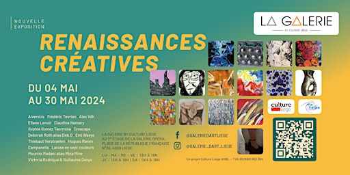 Invitation pour le vernissage de "Renaissances Créatives"  primärbild