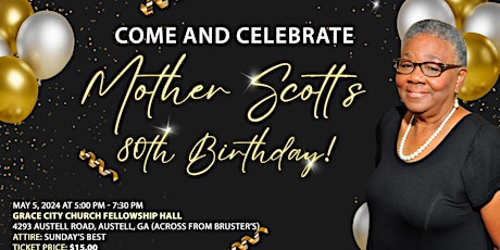 Barbara Scott’s 80th Birthday Celebration