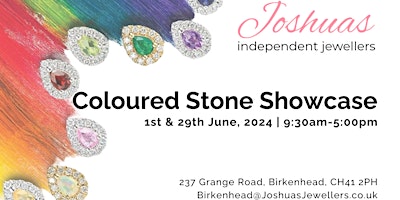 Imagem principal do evento Joshuas independent jewellers Coloured Showcase