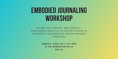 Primaire afbeelding van Embodied Journaling Workshop