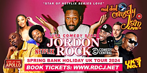 Primaire afbeelding van Birmingham Real Deal Comedy Jam Special Starring  Jordon Rock