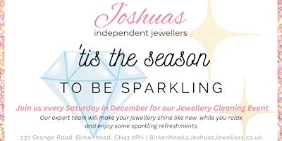Hauptbild für Joshuas independent jewellers “Sparkling Saturdays”jewellery cleaning event