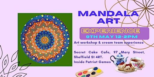 Mandala art & cream tea experience primary image
