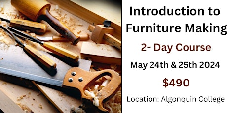 Introduction to Furniture Making