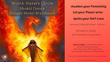 Imagen principal de Womb Sisters Circle & Dragon Shakti  Breathwork-May 25-Sydney