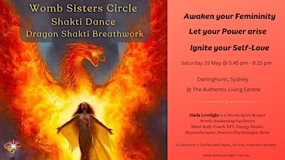 Womb Sisters Circle & Dragon Shakti  Breathwork-May 25-Sydney