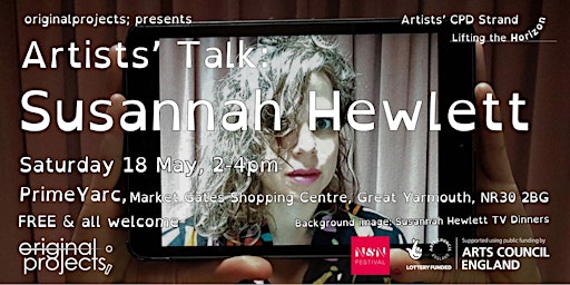 Imagem principal do evento Artists' Talk: Susannah Hewlett