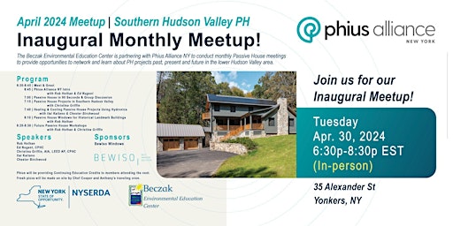 Southern Hudson Valley Passive House Meet-up  primärbild